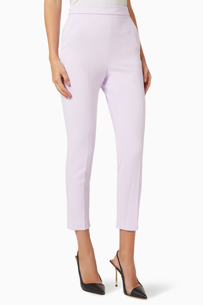 

Logo Button Pants, Purple