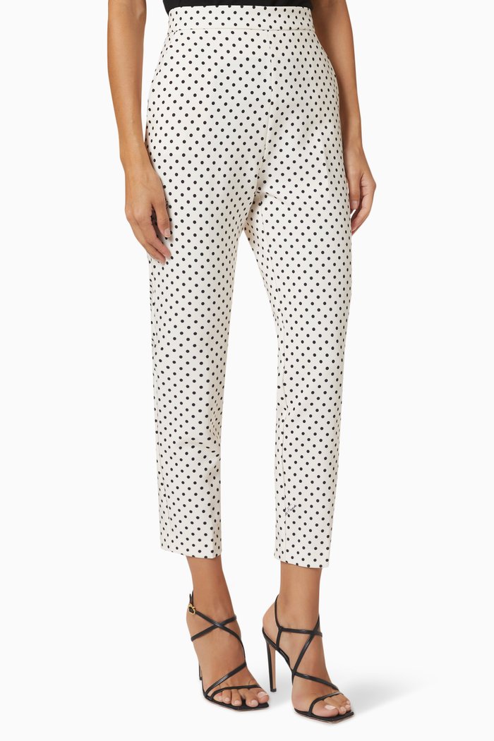 

Polka Dot Cigarette Pants, Multicolour