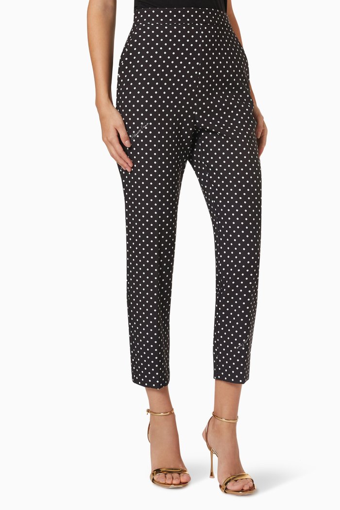 

Polka Dot Cigarette Pants, Neutral