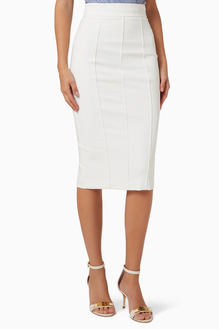 

Pencil Skirt, White