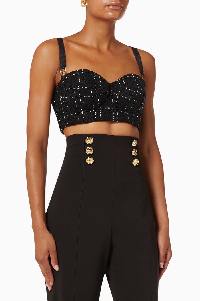 

Tweed Top, Black