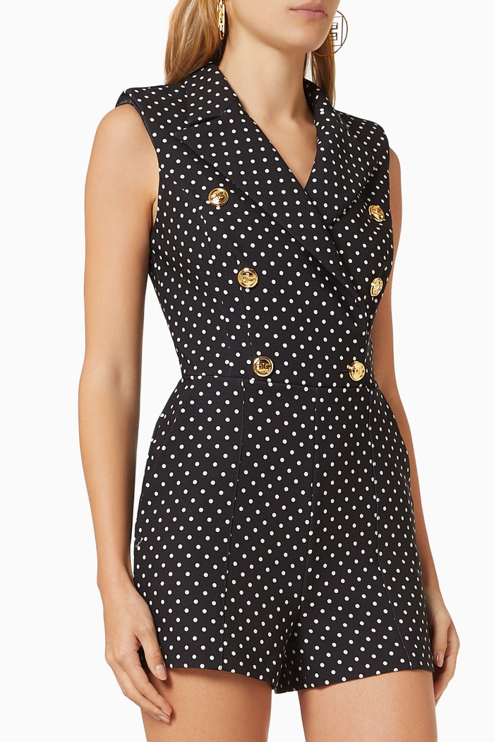 

Polka Dot Short Jumpsuit, Multicolour