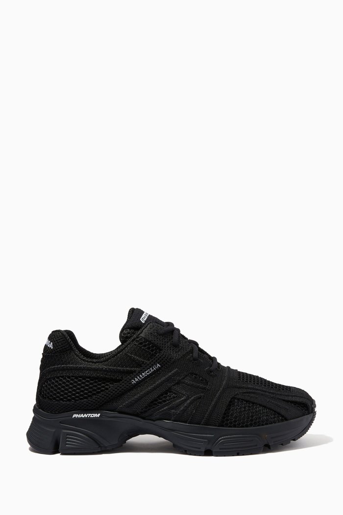 

Phantom Sneakers in Knit Mesh, Black