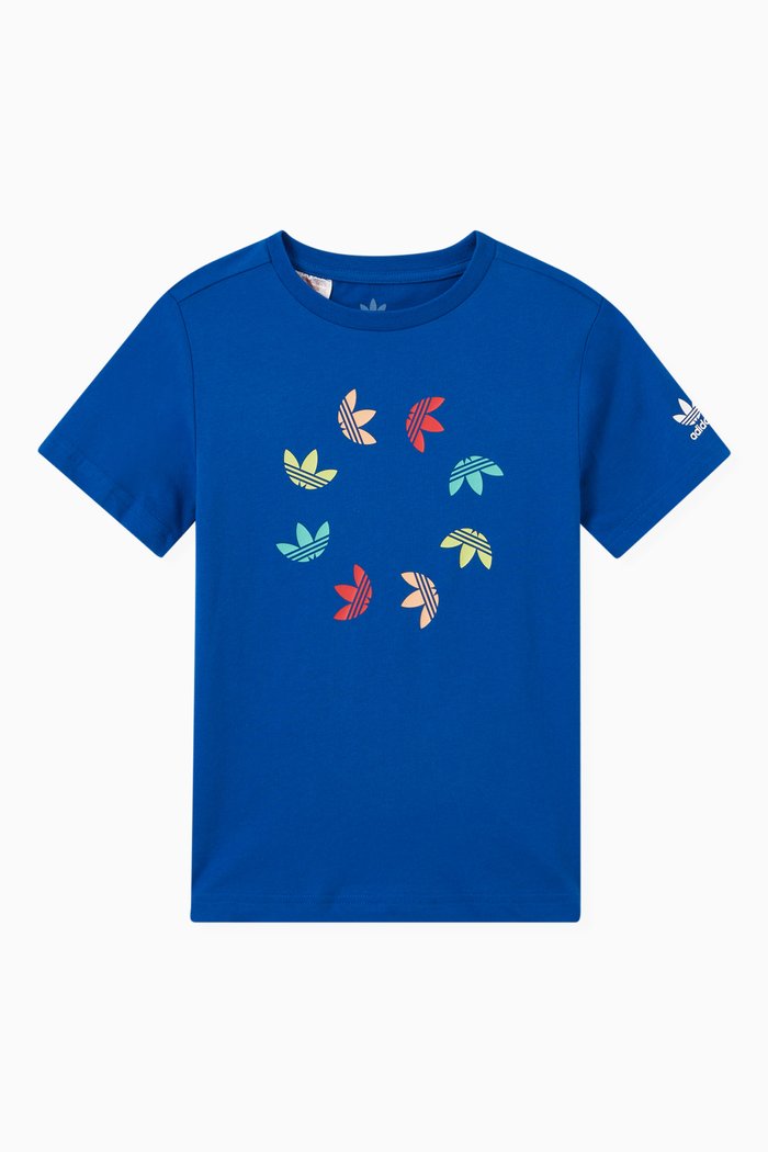 

Adicolor Trefoil T-shirt in Cotton Jersey, Blue