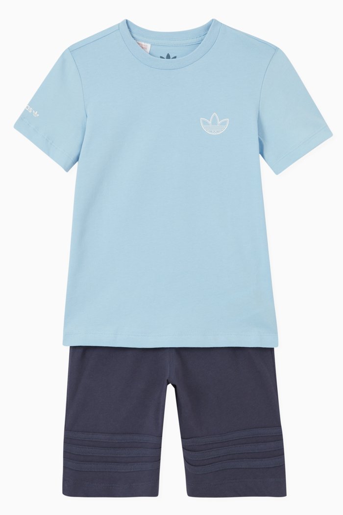 

Logo T-shirt and Shorts Set, Multicolour