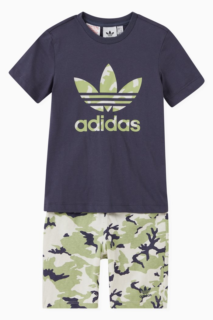 

Camo Shorts and T-shirt Set, Multicolour