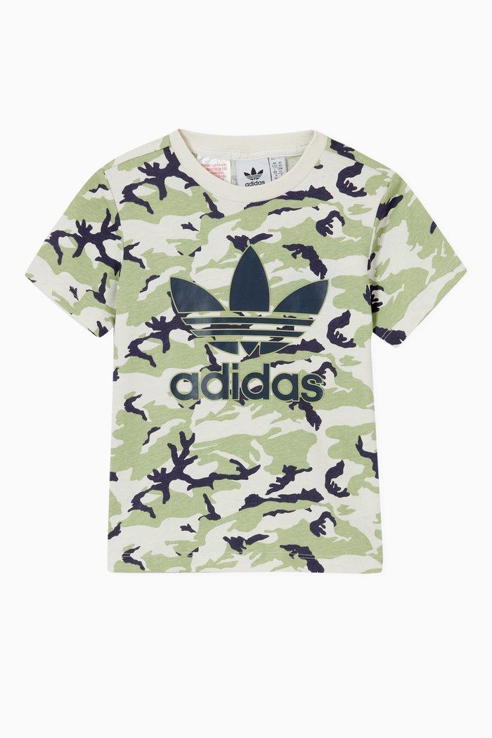 

Logo Camouflage T-shirt in Cotton, Multicolour