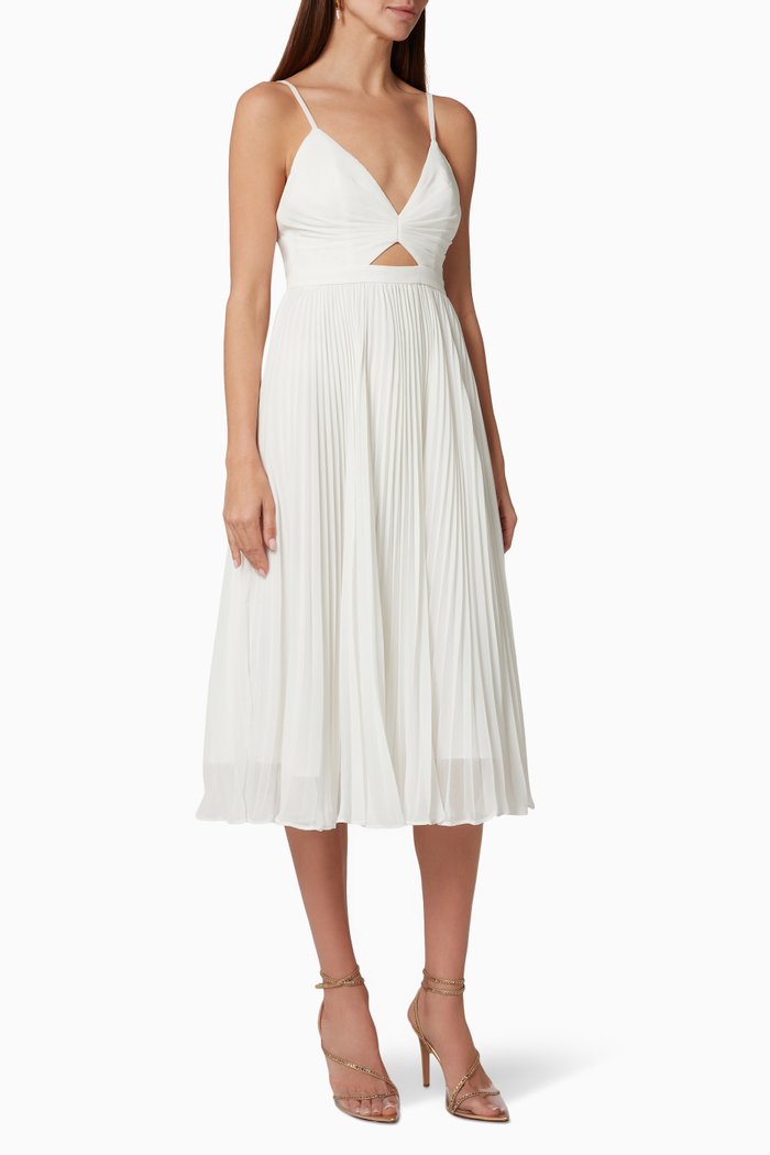 

The Caelan Dress in Georgette, Neutral