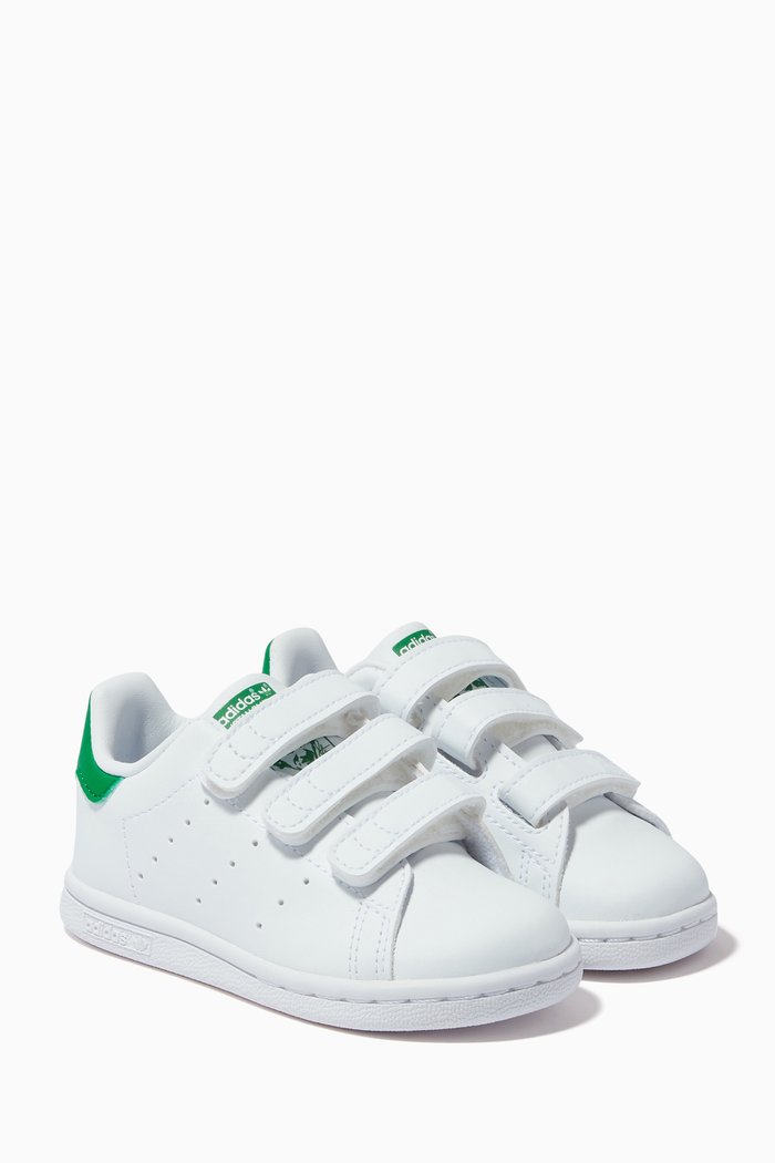 

Stan Smith Leather Sneakers, White