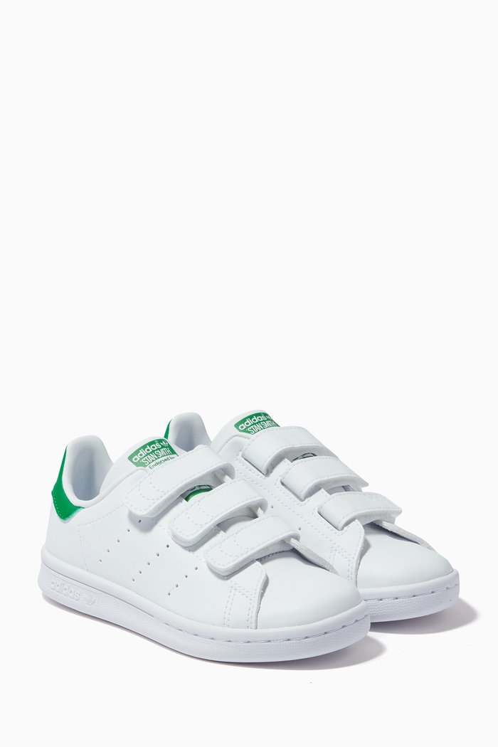 

Stan Smith Leather Sneakers, White