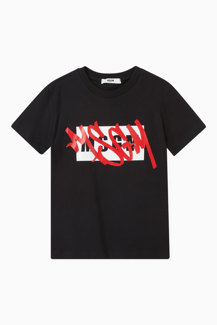 

Logo T-shirt in Cotton, Black