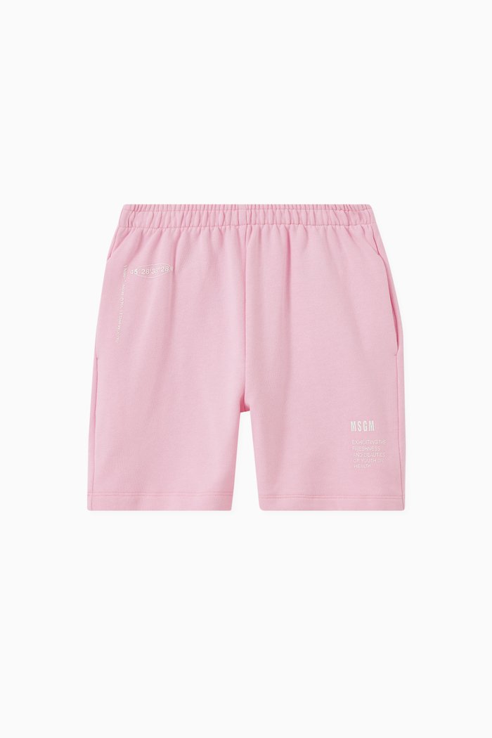 

Plain Shorts in Cotton Jersey, Pink