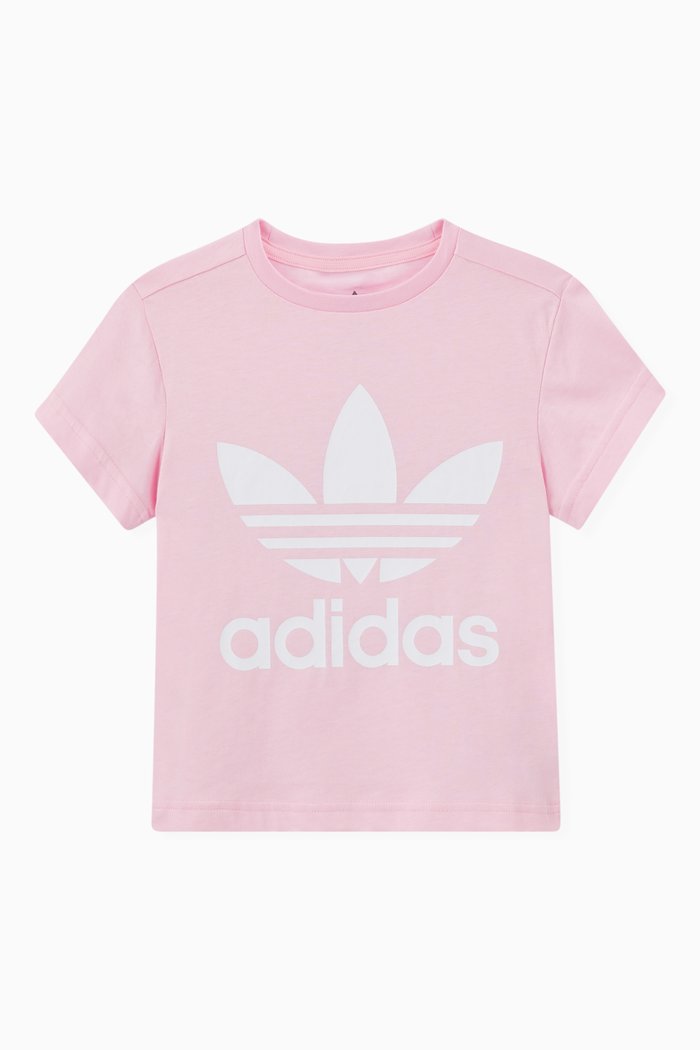

Trefoil T-shirt in Jersey, Pink