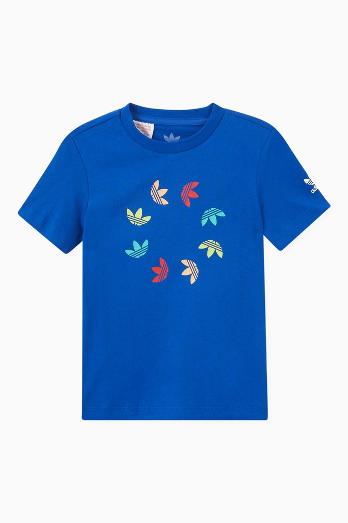 

Adicolor Trefoil T-shirt in Cotton Jersey, Blue