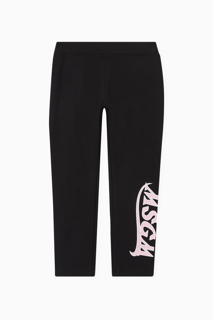 

Logo Leggings in Stretch Jersey, Black