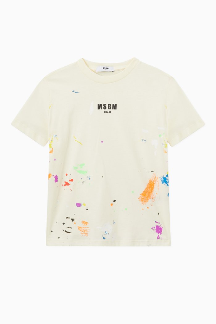 

Colour Splash T-Shirt in Jersey, Neutral
