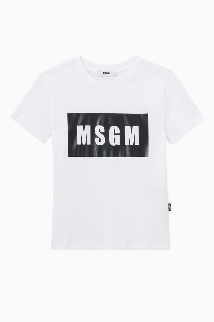 

Logo Print T-shirt in Cotton, White
