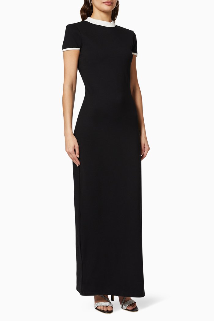 

Limes Dress in Rayon Blend, Black