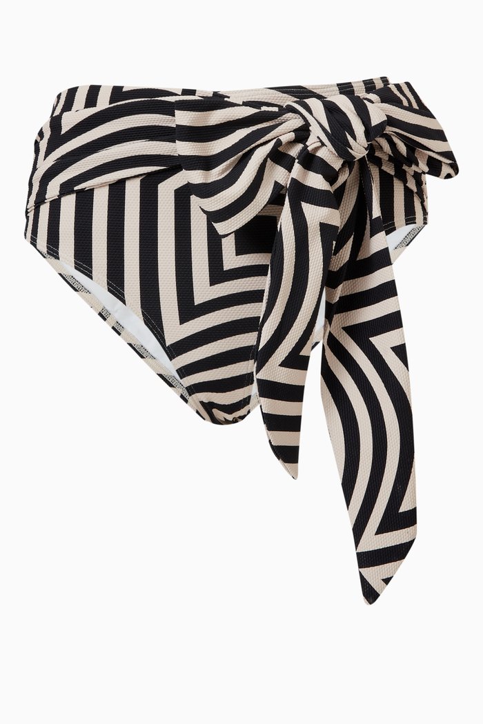 

Naomi High Rise Bikini Bottoms, Black