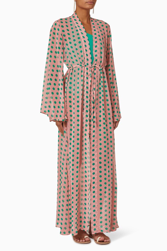

Betty Maxi Gown in Viscose, Pink