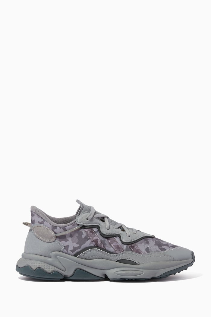 

Ozweego Sneakers in Recycled Textile, Grey