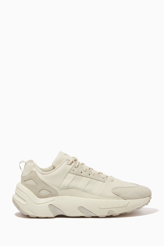 

ZX 22 Boost Sneakers in Mesh & Suede, Neutral