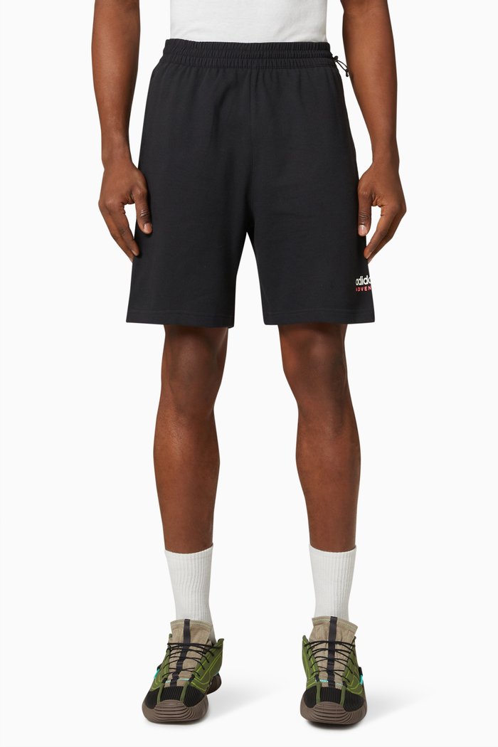 

Adventure Shorts in Cotton Terry, Black