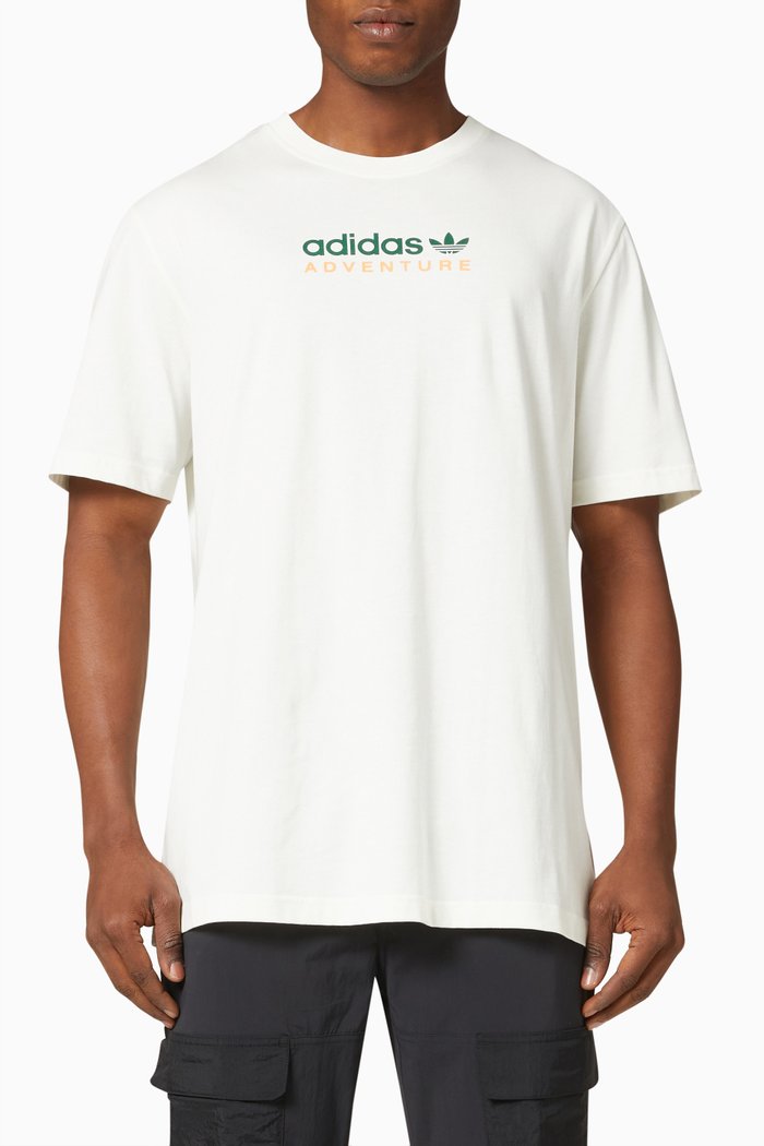 

Adidas Adventure Mountain Spray T-shirt in Cotton Jersey, Neutral