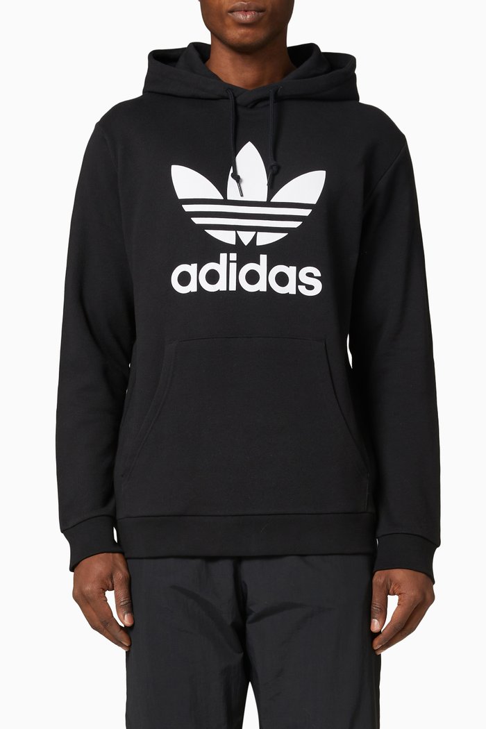 

Adicolor Classics Trefoil Hoodie in Cotton Terry, Black