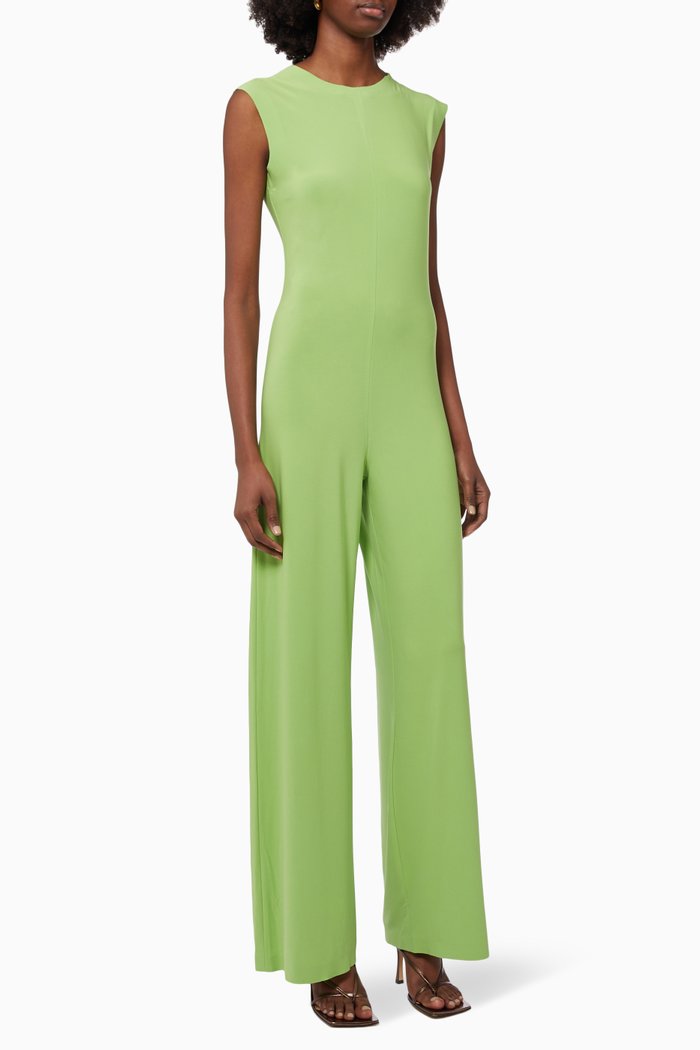 

Sleeveless Jumpsuit, Green