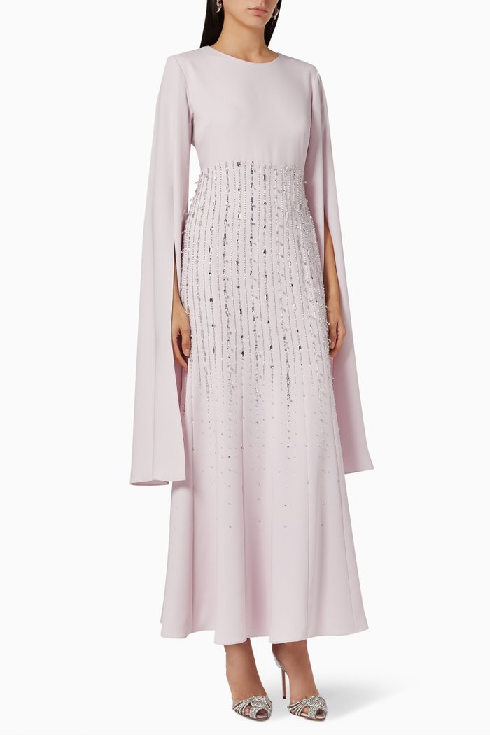 

Delilah Embellished Mermaid Dress, Pink