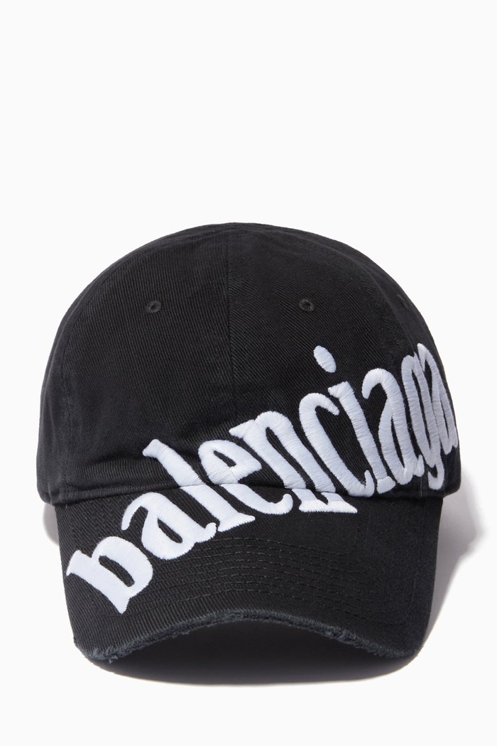 

Diagonal Cap in Organic Cotton Drill, Black