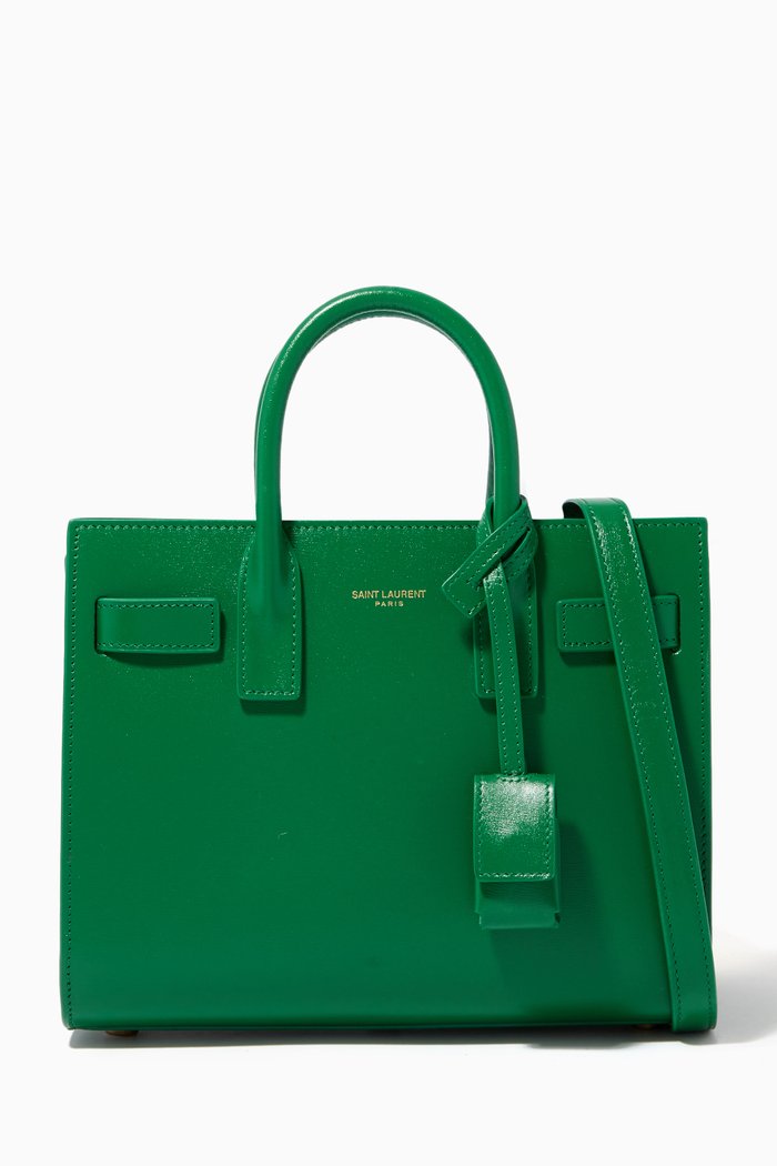 

Nano Sac de Jour Bag in Leather, Green