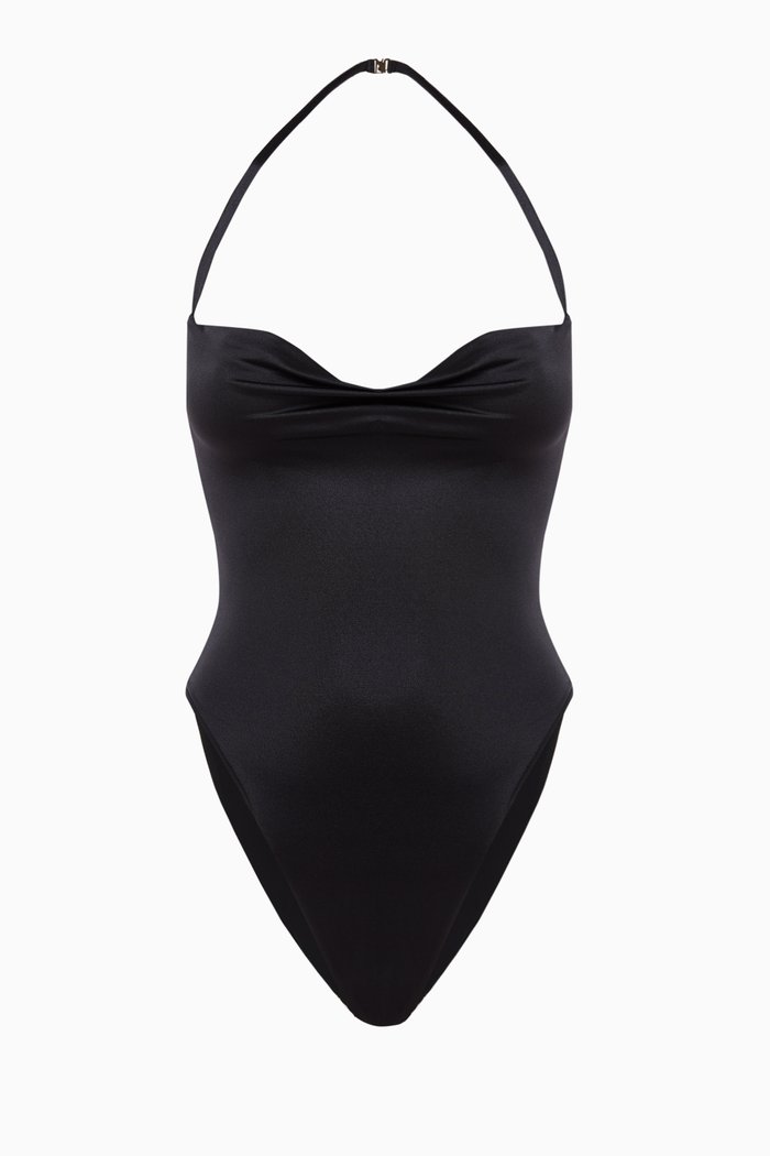 

Swimsuit in Shiny Jersey, Black