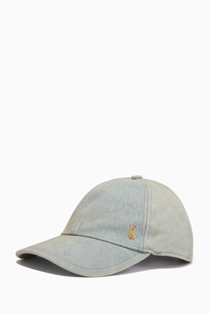 

Baseball Cap In Cotton Canvas, Blue