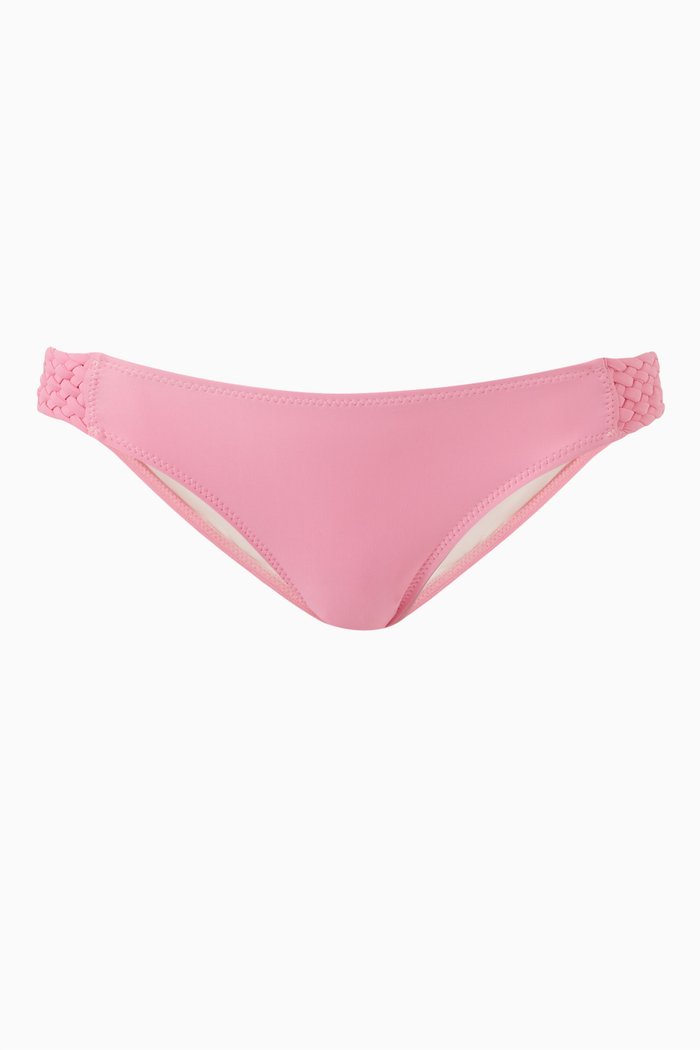 

The Braided Elle Bikini Bottom, Pink