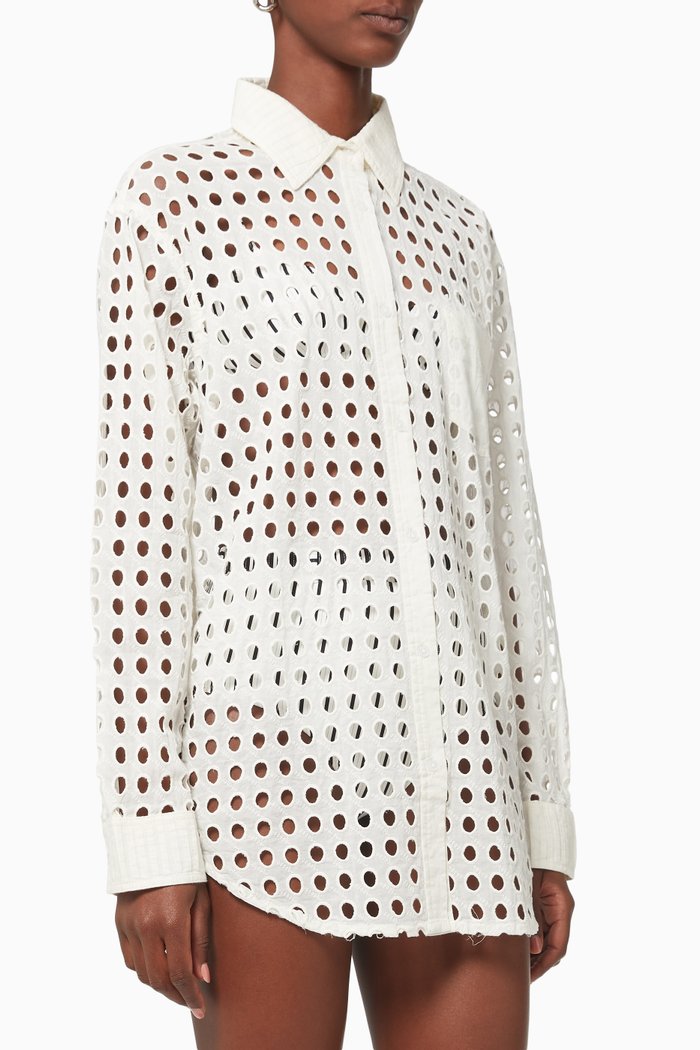 The Oxford Tunic in Cotton, White