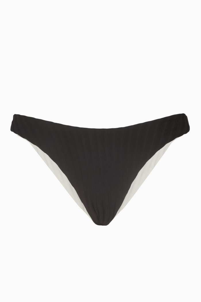 

The Annabelle Reversible Bikini Bottom, Black