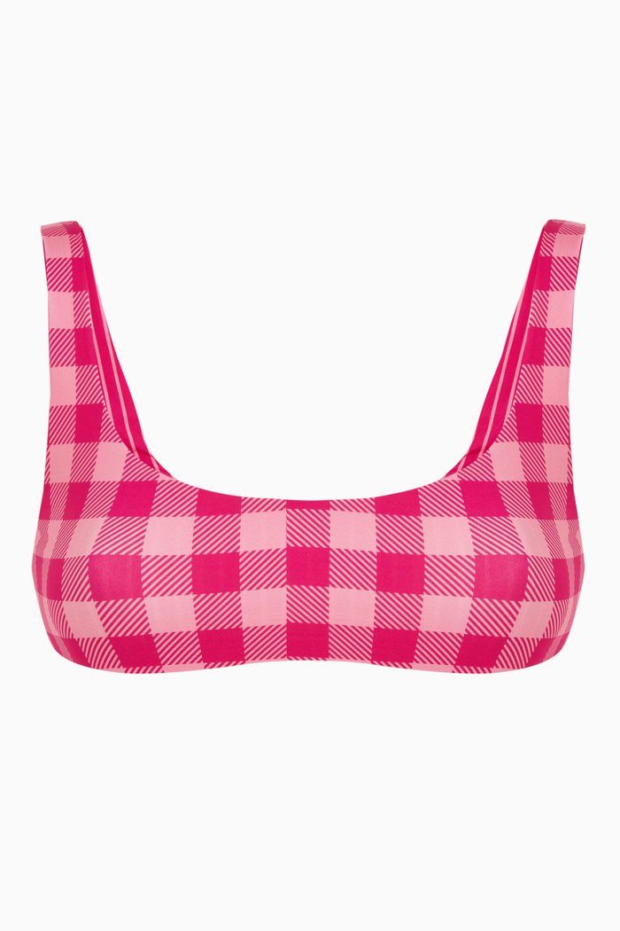 

The Elle Reversible Bikini Top, Pink