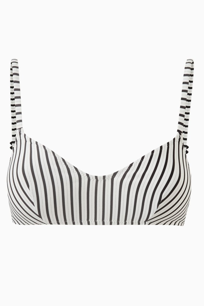 

The Cora Bikini Top, White