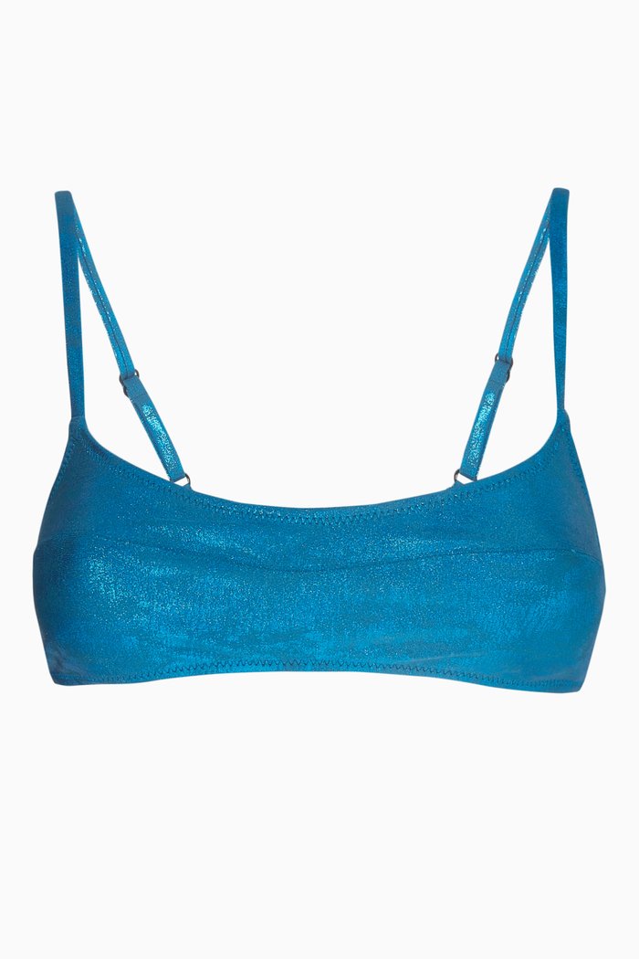 

The Elsa Bikini Top, Blue