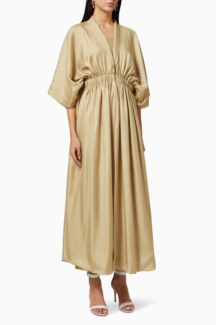 

Lena Set in Silk Crepe, Green