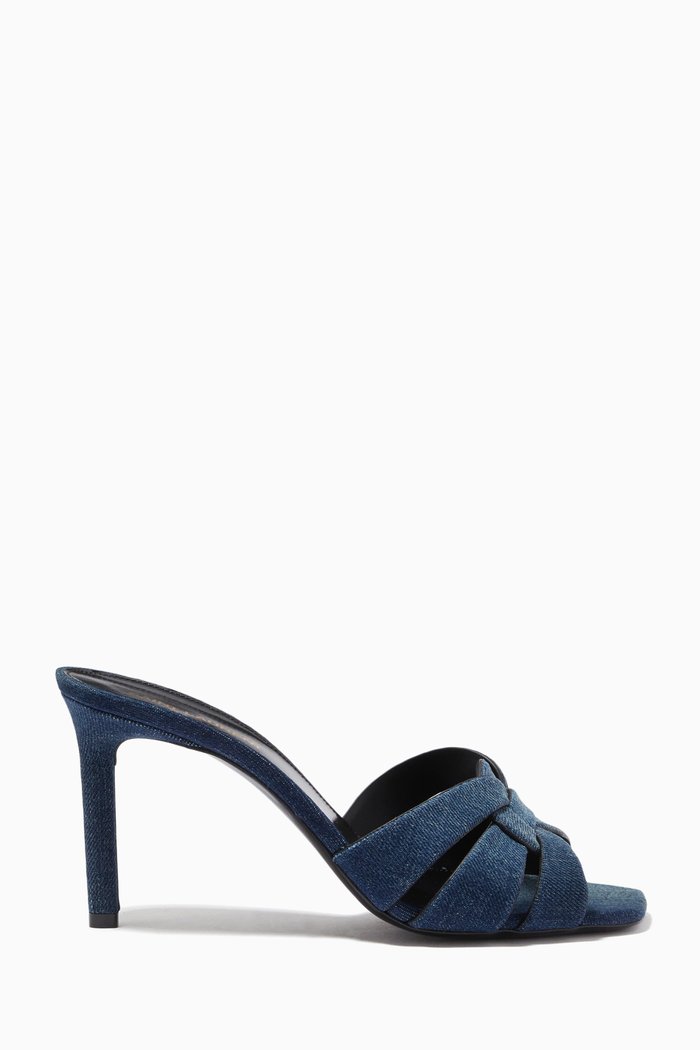 

Tribute 85 Mules in Denim, Blue