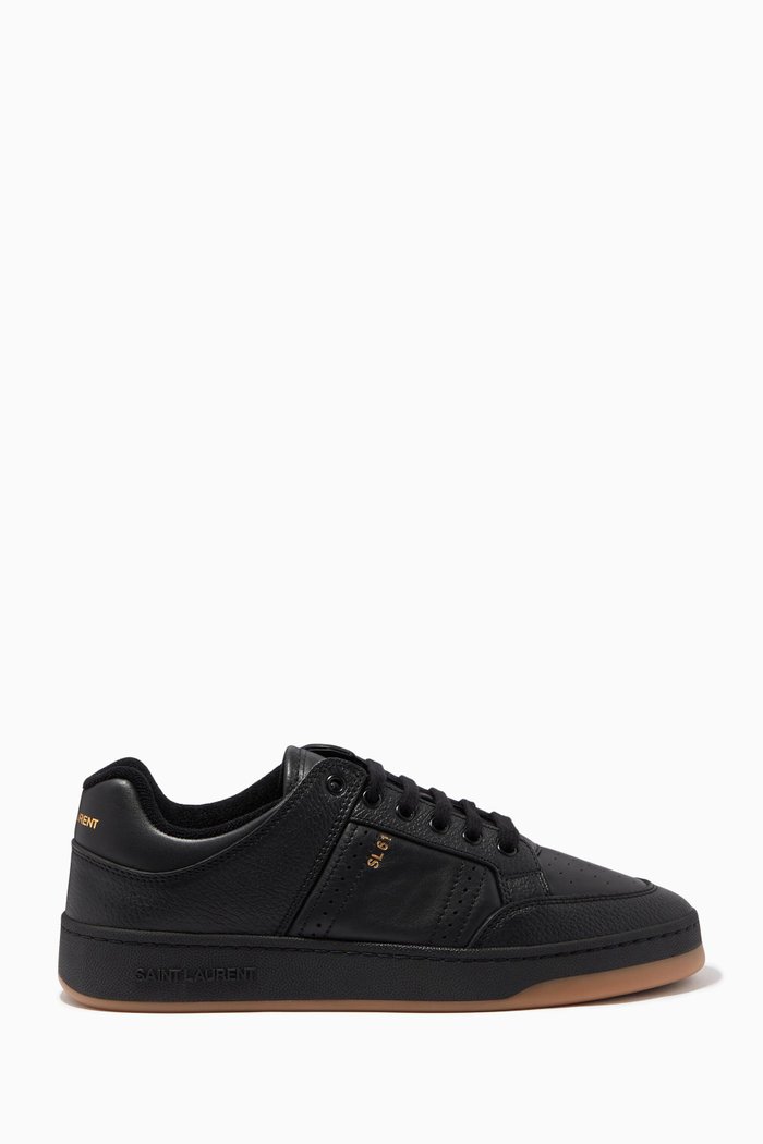 

SL/61 Low-top Sneakers in Leather, Black