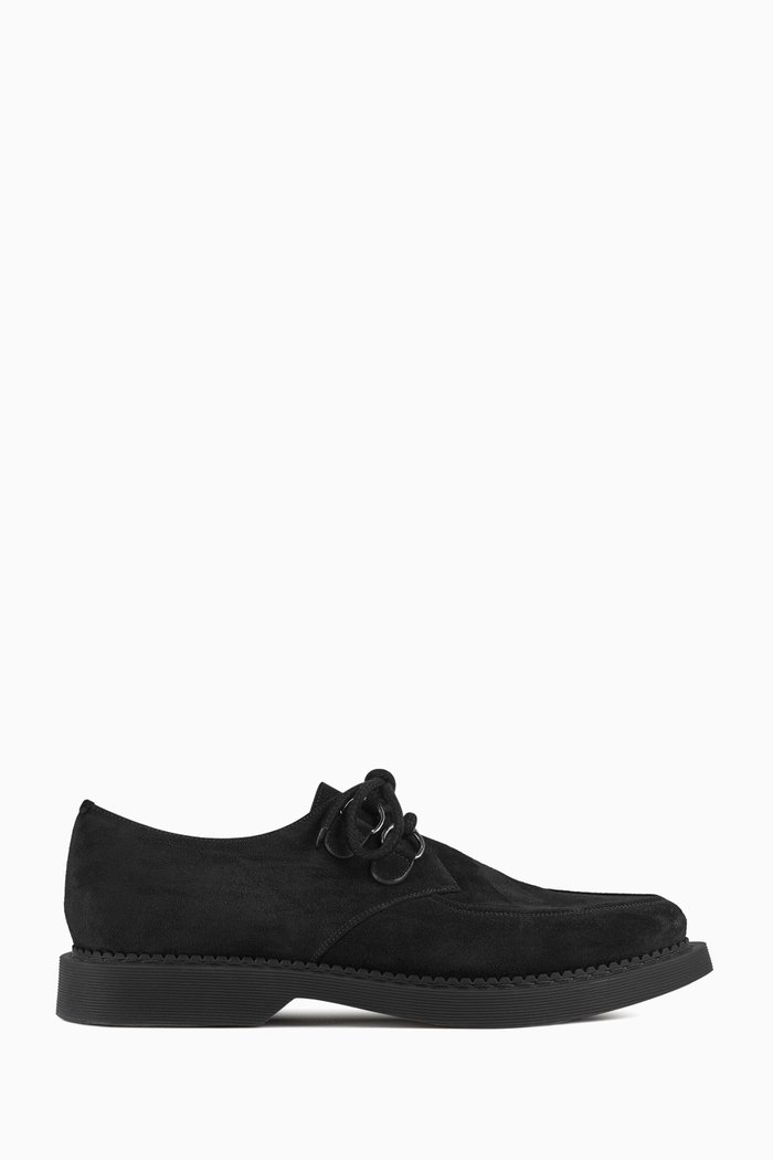 

Teddy Derby Shoes in Suede, Black