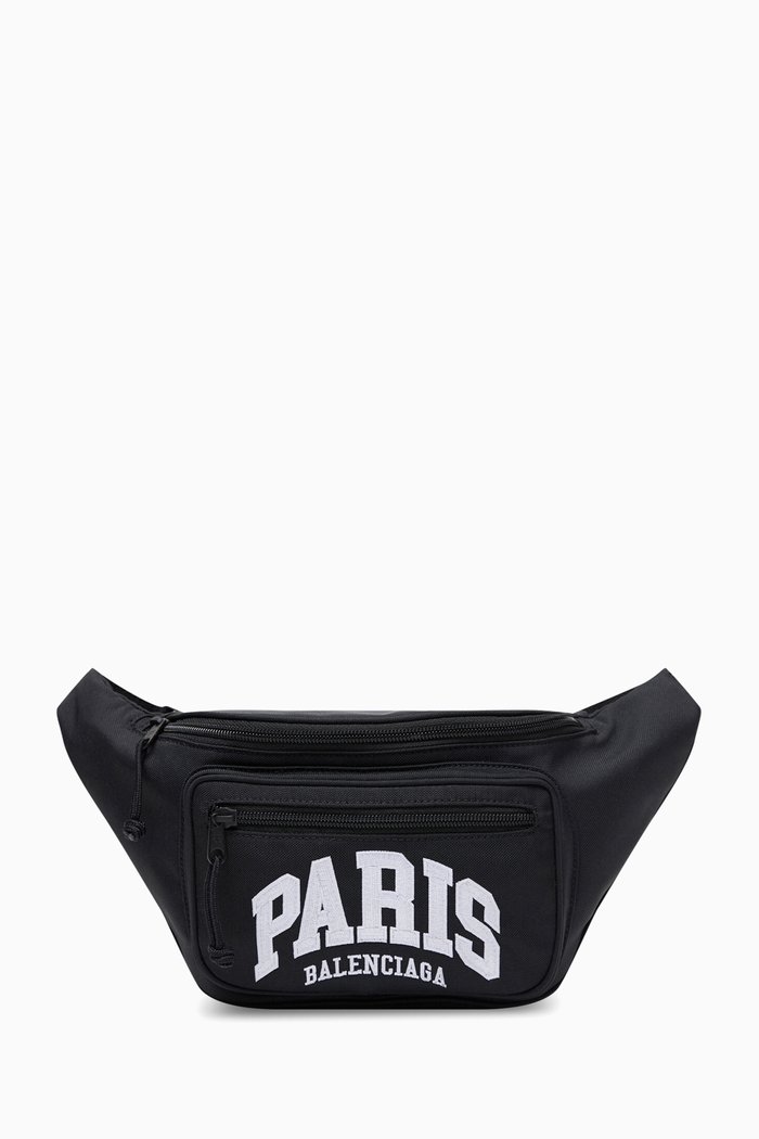 

Paris Explorer Belt Bag in Nylon, Black