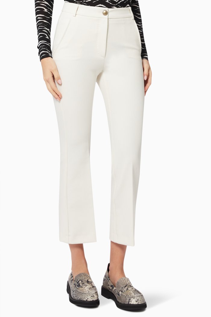 

Virtuale Cigarette Trousers, White