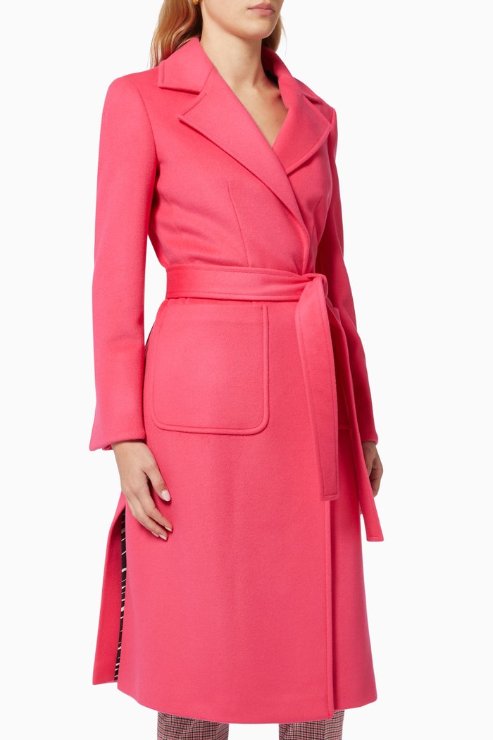 

Runaway 1 Coat in Wool, Pink