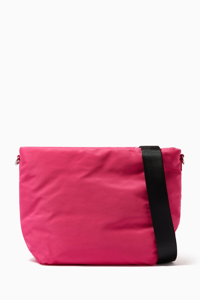 

Small Pillow Bag in Technical Fabric, Pink
