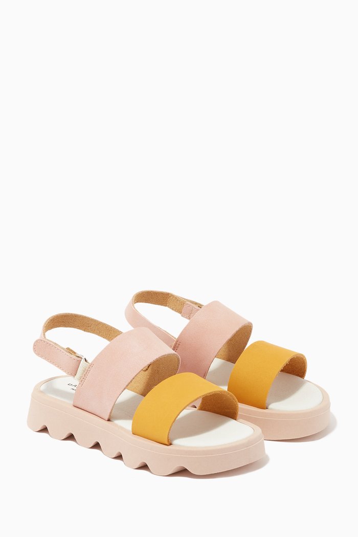 

Multi Strap Chunky Sandals, Multicolour